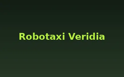 Robotaxi Veridia